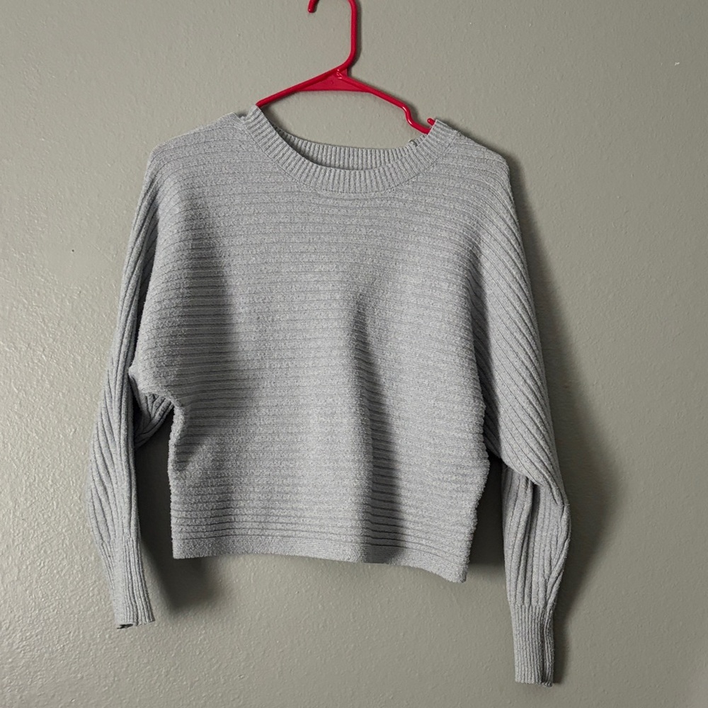Pink Rose Light Gray Women's Sweater
